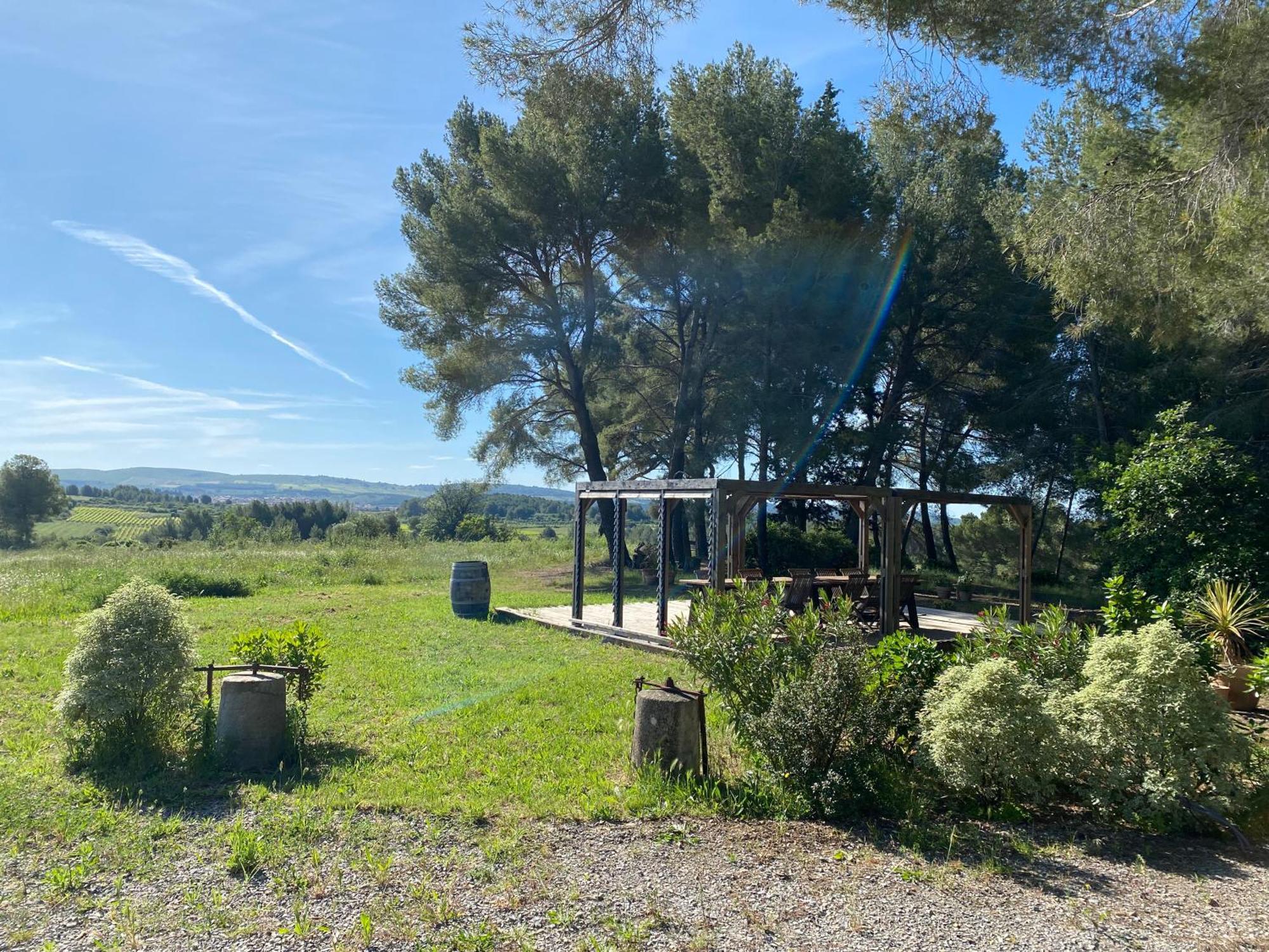 לינה וארוחת בוקר Villeveyrac Domaine De Fondouce מראה חיצוני תמונה